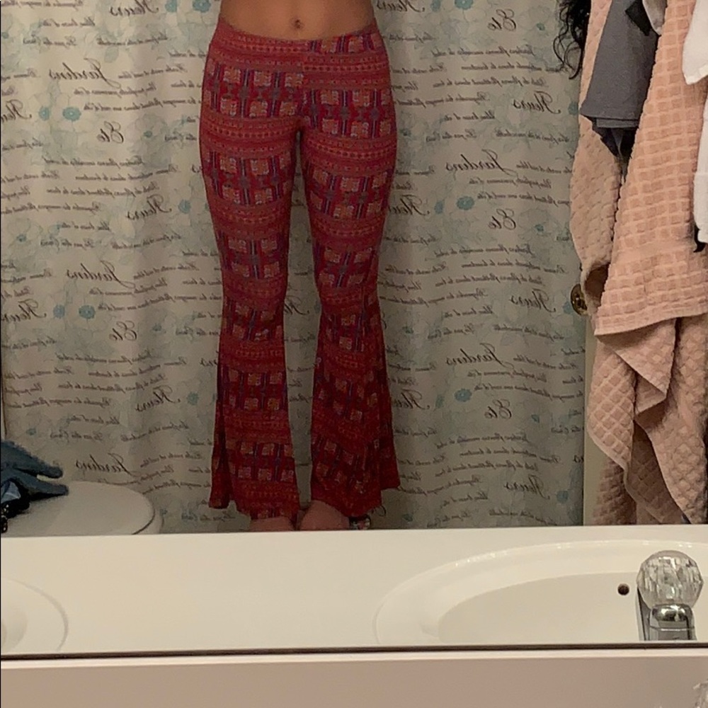 SOFT&COMFORTABLE FLARE PANTS